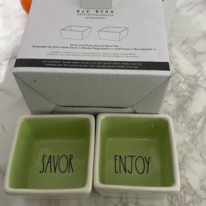NIB Rae Dunn square bowls